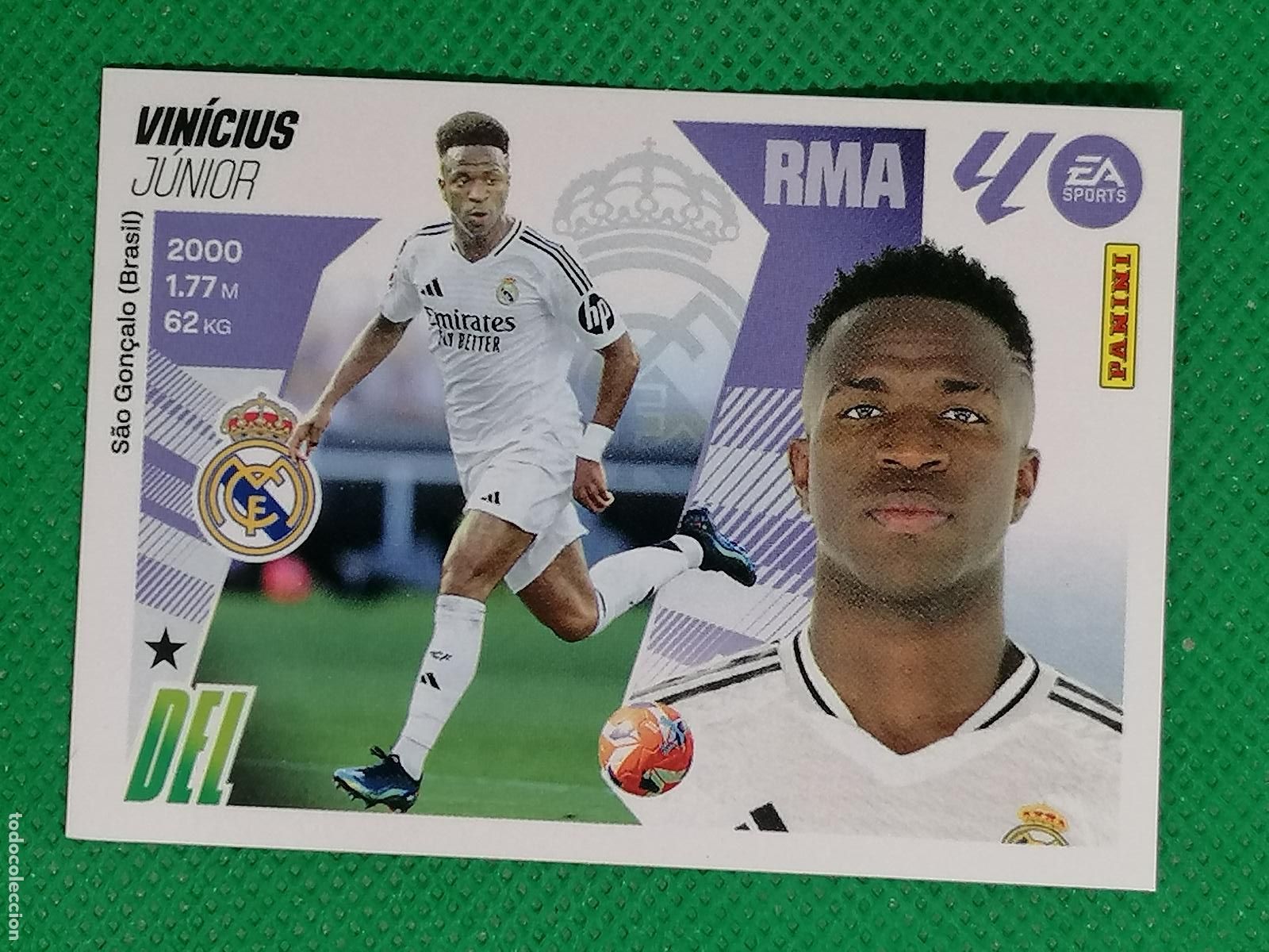 Cromos de F&uacute;tbol: 20 VINICIUS JUNIOR REAL MADRID ⚽ PANINI LIGA ESTE 25 26 2025 2026 ⚽