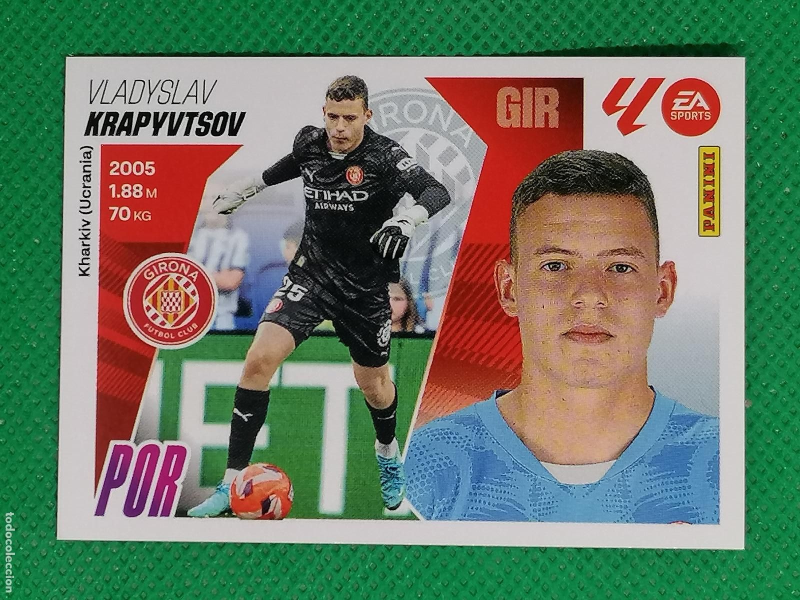 Cromos de F&uacute;tbol: 4 A 4A VLADYSLAV KRAPYVTSOV GIRONA ⚽ PANINI LIGA ESTE 25 26 2025 2026 ⚽