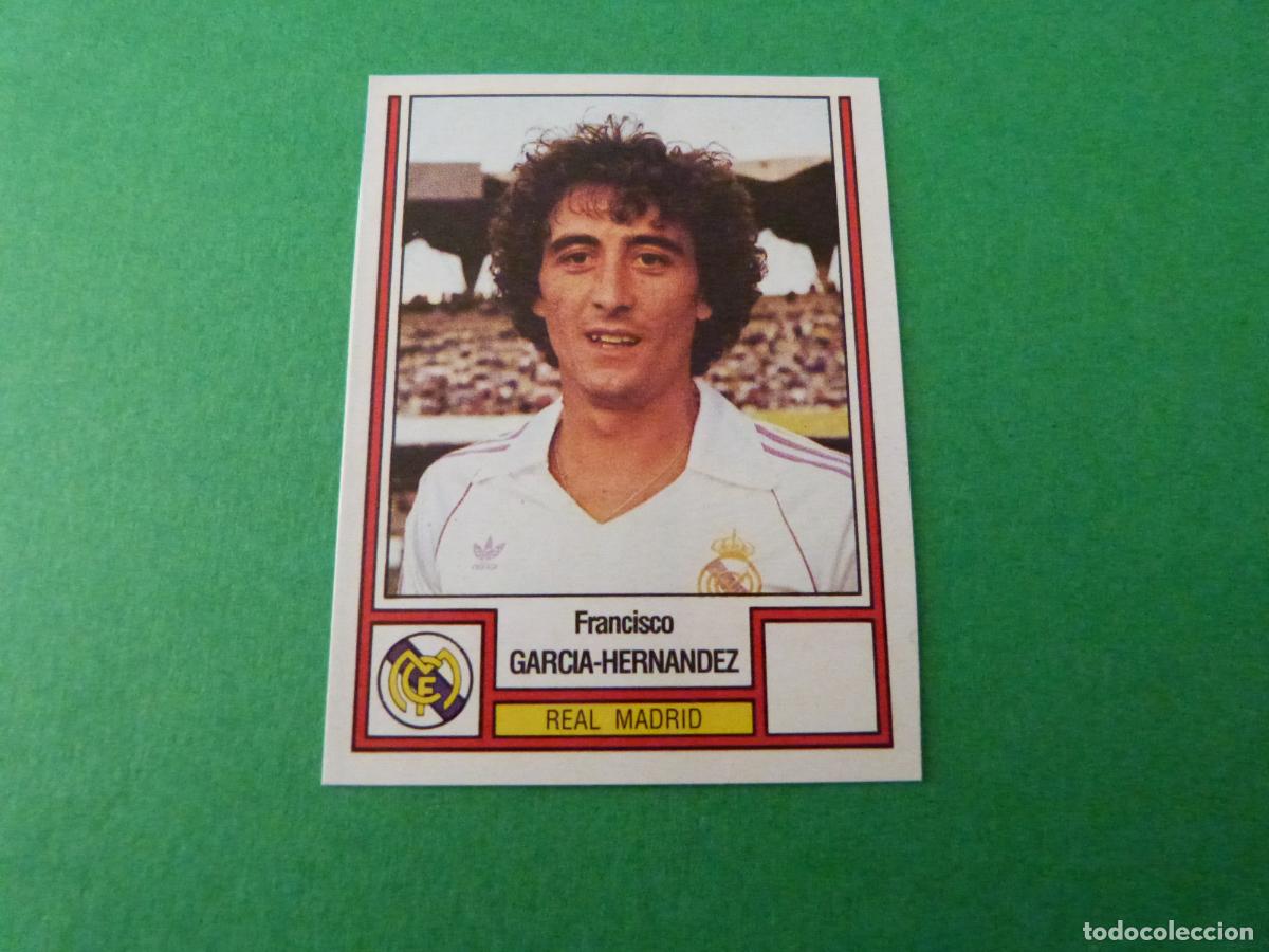 Cromos de F&uacute;tbol: CROMO FUTBOL GARCIA HERNANDEZ REAL MADRID C.F. RECORTADO N&ordm; 194 LIGA FUTBOL 83/1983 FIGURINE PANINI