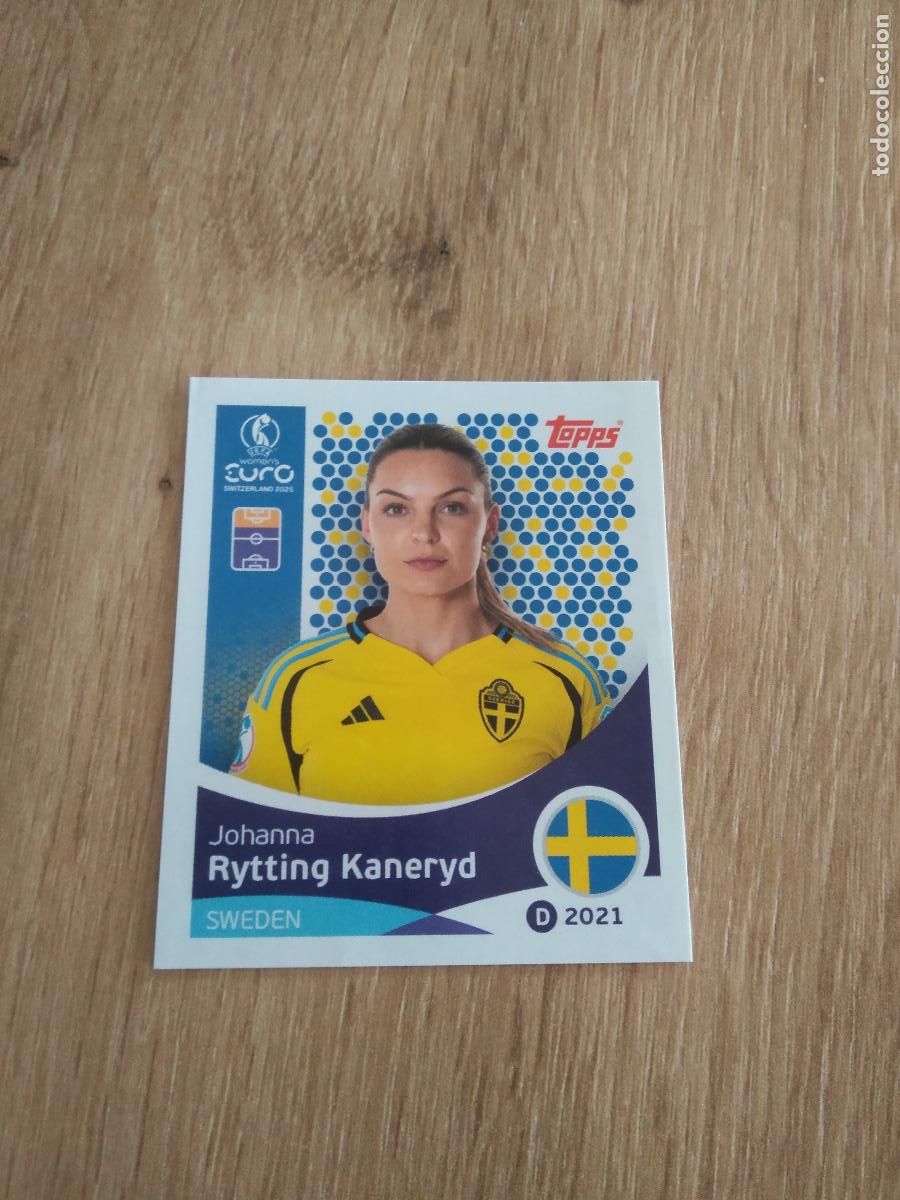 Cromos de F&uacute;tbol: 234 RYTTING KANERYD SUECIA CROMO TOPPS EURO FEMENINA 2025 EUROCOPA FUTBOL FEMENINO UEFA WOMEN'S