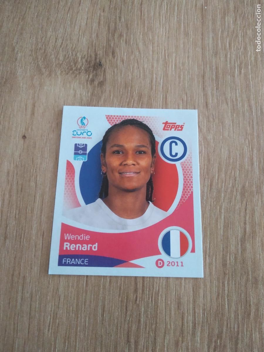 Cromos de F&uacute;tbol: 238 WENDIE RENARD FRANCIA CROMO TOPPS EURO FEMENINA 2025 EUROCOPA FUTBOL FEMENINO UEFA WOMEN'S