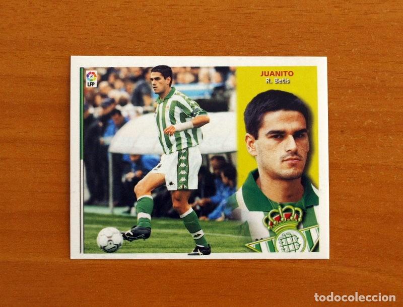 Fu&szlig;ball-Sticker: Real Betis - Juanito - Ediciones Este Liga 2002-2003, 02-03 - Nunca Pegado