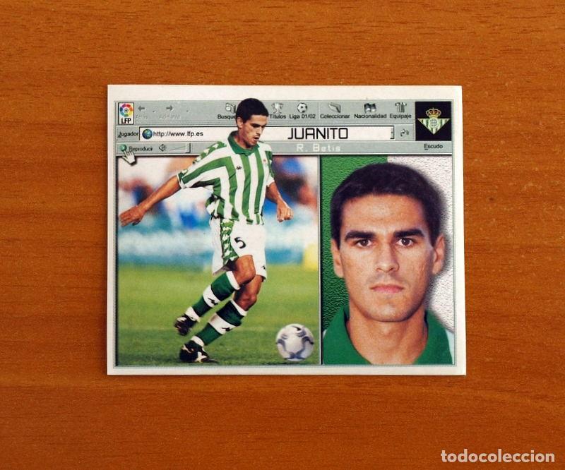 Fu&szlig;ball-Sticker: Real Betis - Juanito - COLOCA - Ediciones Este Liga 2001-2002, 01-02 - Nunca Pegado