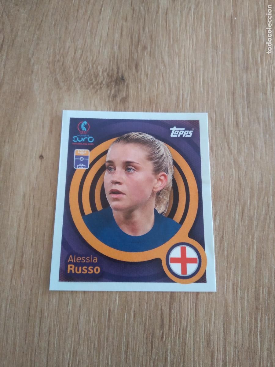 Cromos de F&uacute;tbol: 253 ALESSIA RUSSO INGLATERRA CROMO TOPPS EURO FEMENINA 2025 EUROCOPA FUTBOL FEMENINO UEFA WOMEN'S
