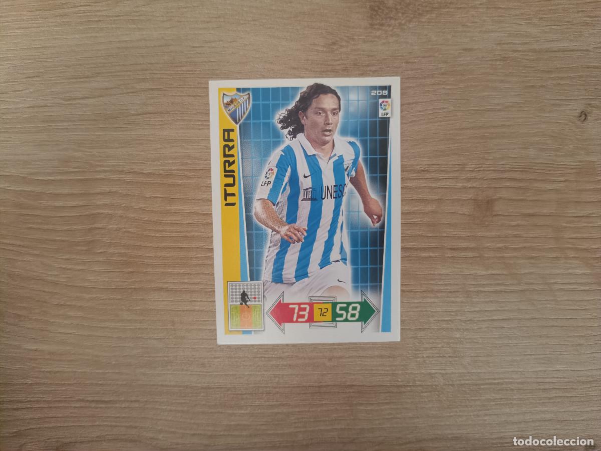 Fu&szlig;ball-Sticker: CROMO DE F&Uacute;TBOL PANINI ADRENALYN ITURRA 208 MALAGA 12 13 2012 2013