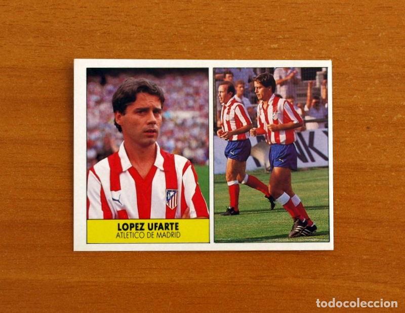 Cromos de F&uacute;tbol: Atl&eacute;tico Madrid - L&oacute;pez Ufarte - Ediciones Festival 1987-1988, 87-88 - Nunca pegado