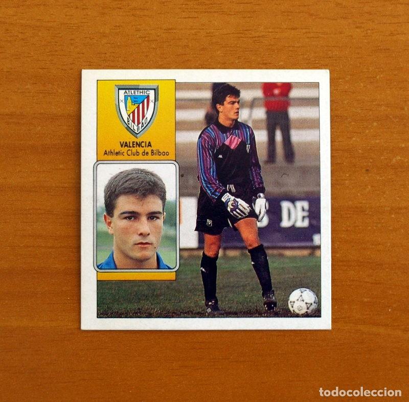 Cromos de F&uacute;tbol: Athletic de Bilbao - Valencia - Ediciones Este 1992-1993, 92-93 - Nunca pegado