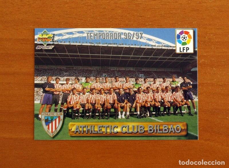 Cartes &agrave; collectionner de Football: Athletic Bilbao -N&ordm; 217 Plantilla-Equipo -Mundicromo Las Fichas de la Liga de F&uacute;tbol 1996-1997-96-97