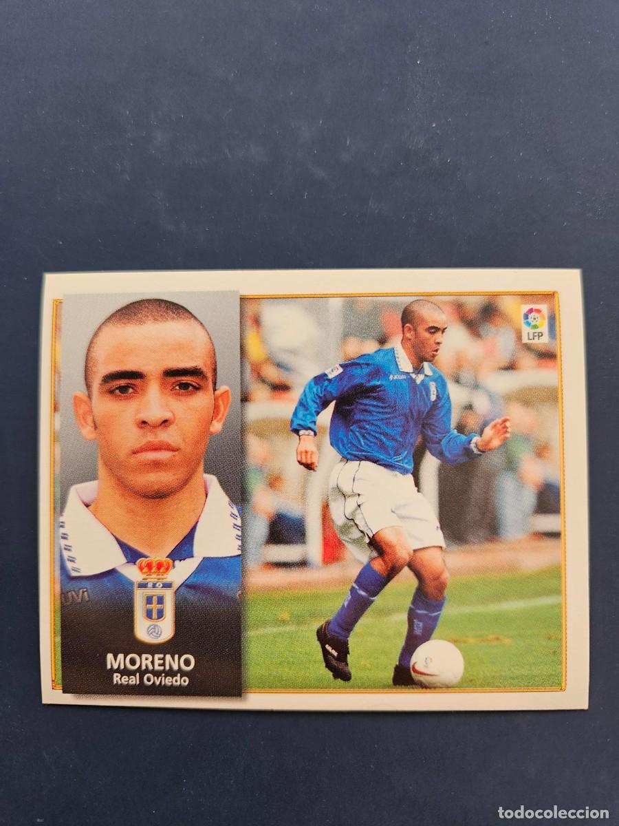 Figurine di Calcio: MORENO OVIEDO LIGA ESTE 98 99 1998 1999 SIN PEGAR NUNCA PEGADO