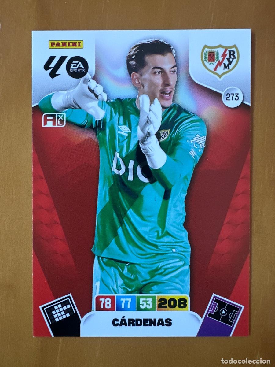 Cromos de F&uacute;tbol: 273 Dani C&aacute;rdenas, Rayo Vallecano, Panini Adrenalyn XL La Liga 2025 2026 25 26