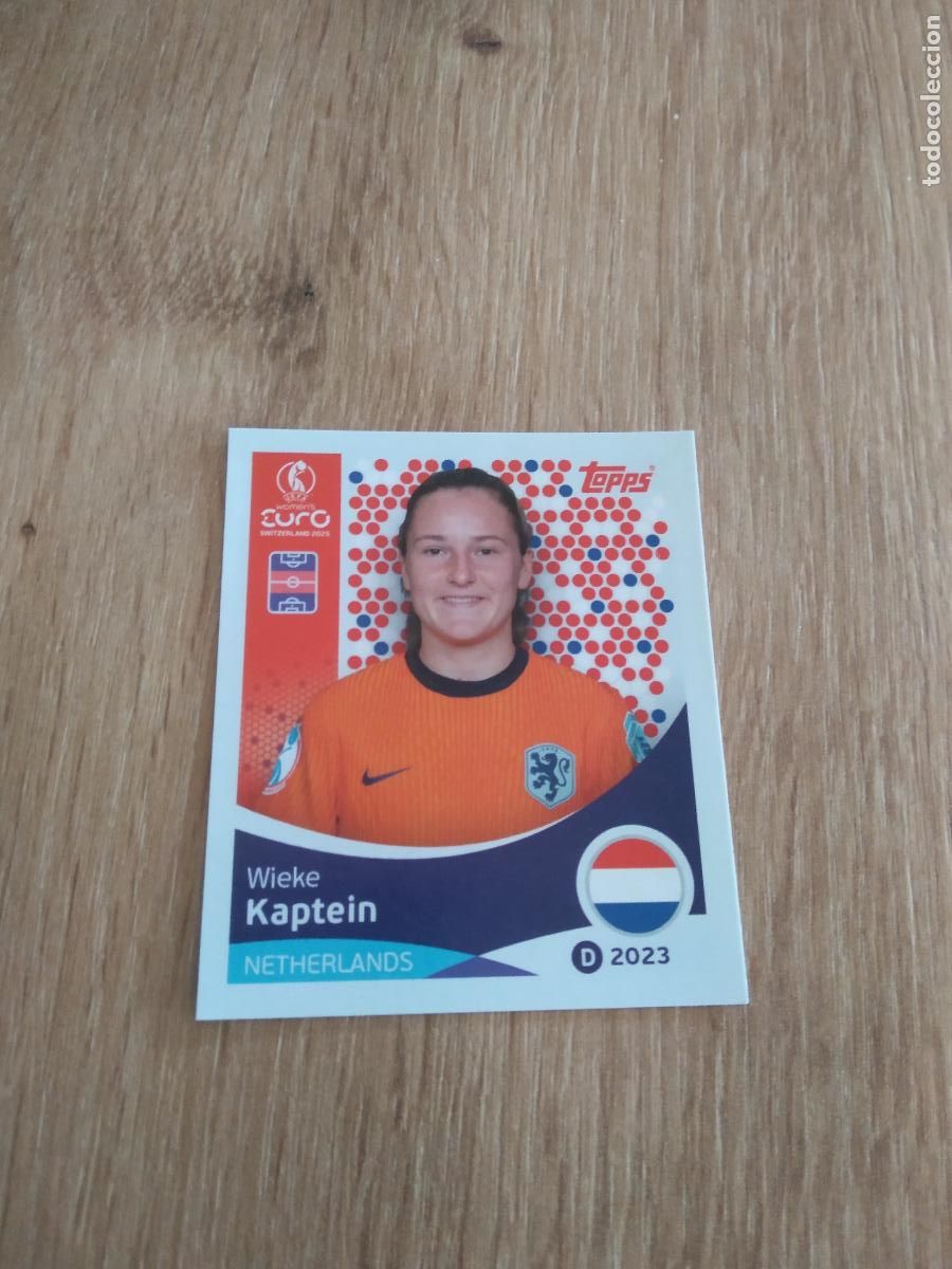 Figurine di Calcio: 294 KAPTEIN PAISES BAJOS CROMO TOPPS EURO FEMENINA 2025 EUROCOPA FUTBOL FEMENINO UEFA WOMEN'S
