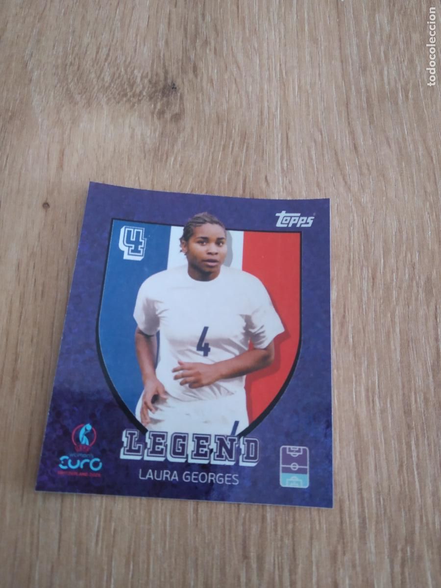 Cromos de F&uacute;tbol: 306 LAURA GEORGES FRANCIA CROMO TOPPS EURO FEMENINA 2025 EUROCOPA FUTBOL FEMENINO UEFA WOMEN'S