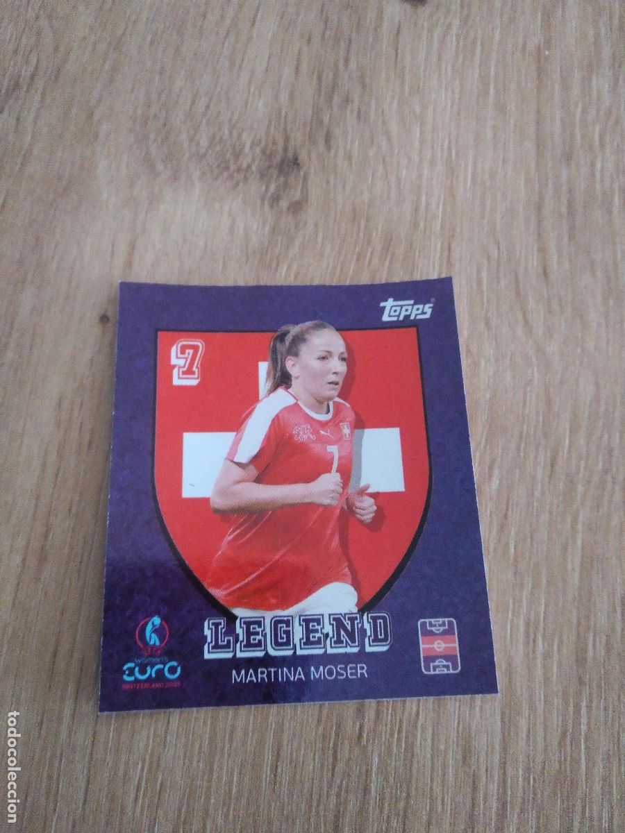 Cromos de F&uacute;tbol: 307 MARTINA MOSER SUIZA CROMO TOPPS EURO FEMENINA 2025 EUROCOPA FUTBOL FEMENINO UEFA WOMEN'S