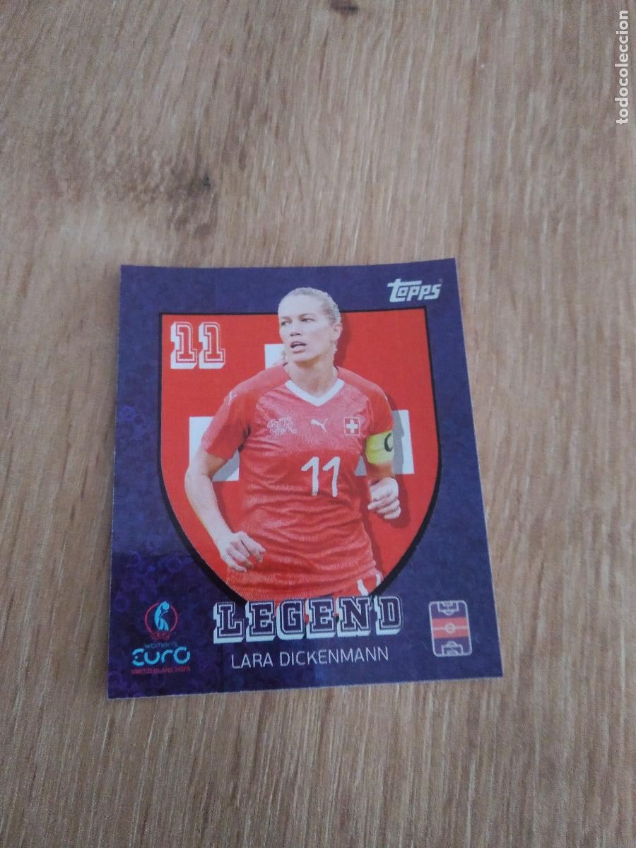 Cromos de F&uacute;tbol: 308 LARA DICKENMANN SUIZA CROMO TOPPS EURO FEMENINA 2025 EUROCOPA FUTBOL FEMENINO UEFA WOMEN'S