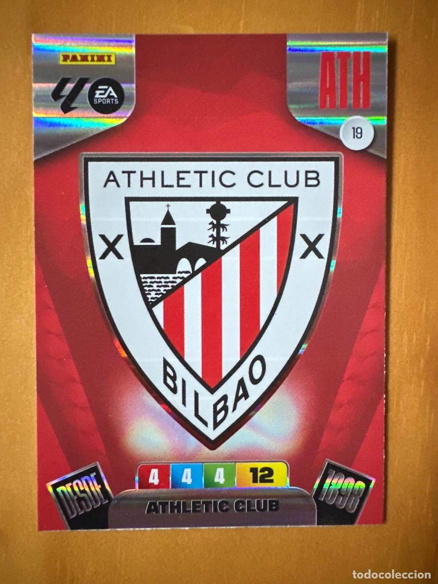 Cromos de F&uacute;tbol: 19 Escudo Athletic Club de Bilbao, Panini Adrenalyn XL La Liga 2025 2026 25 26