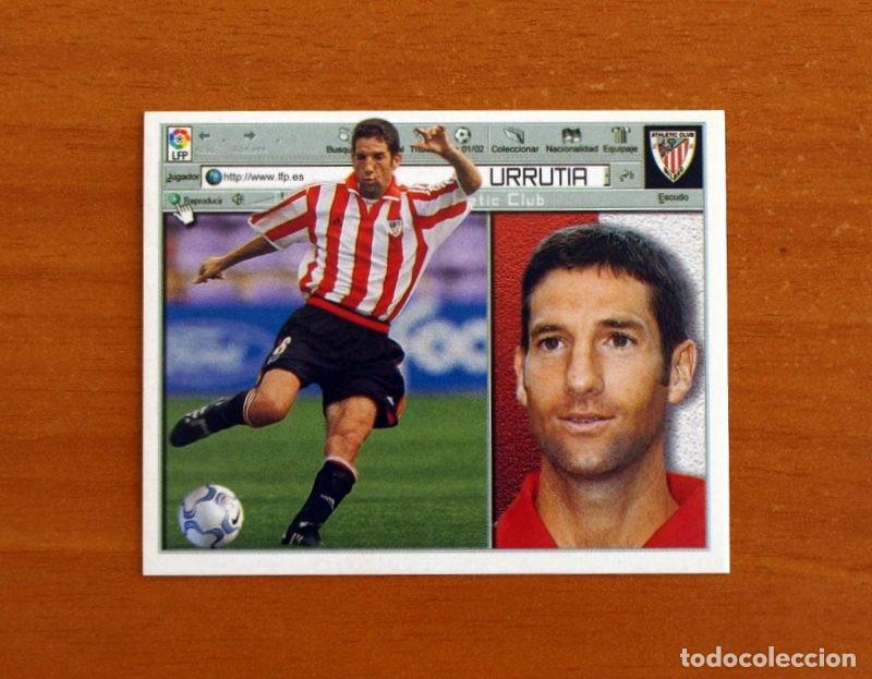 Cromos de F&uacute;tbol: Athletic de Bilbao - Urrutia - Ediciones Este 2001-2002, 01-02 - Nunca pegado