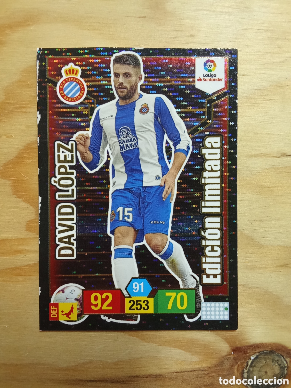 Cromos de f&uacute;tbol: David L&oacute;pez edici&oacute;n limitada Adrenalyn 2018/19 - Foto 1