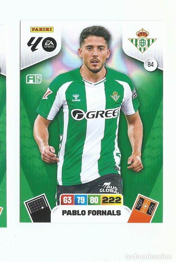 Cromos de F&uacute;tbol: ADRENALYN 2025/2026 84 FORNALS BETIS NUEVO PERFECTO