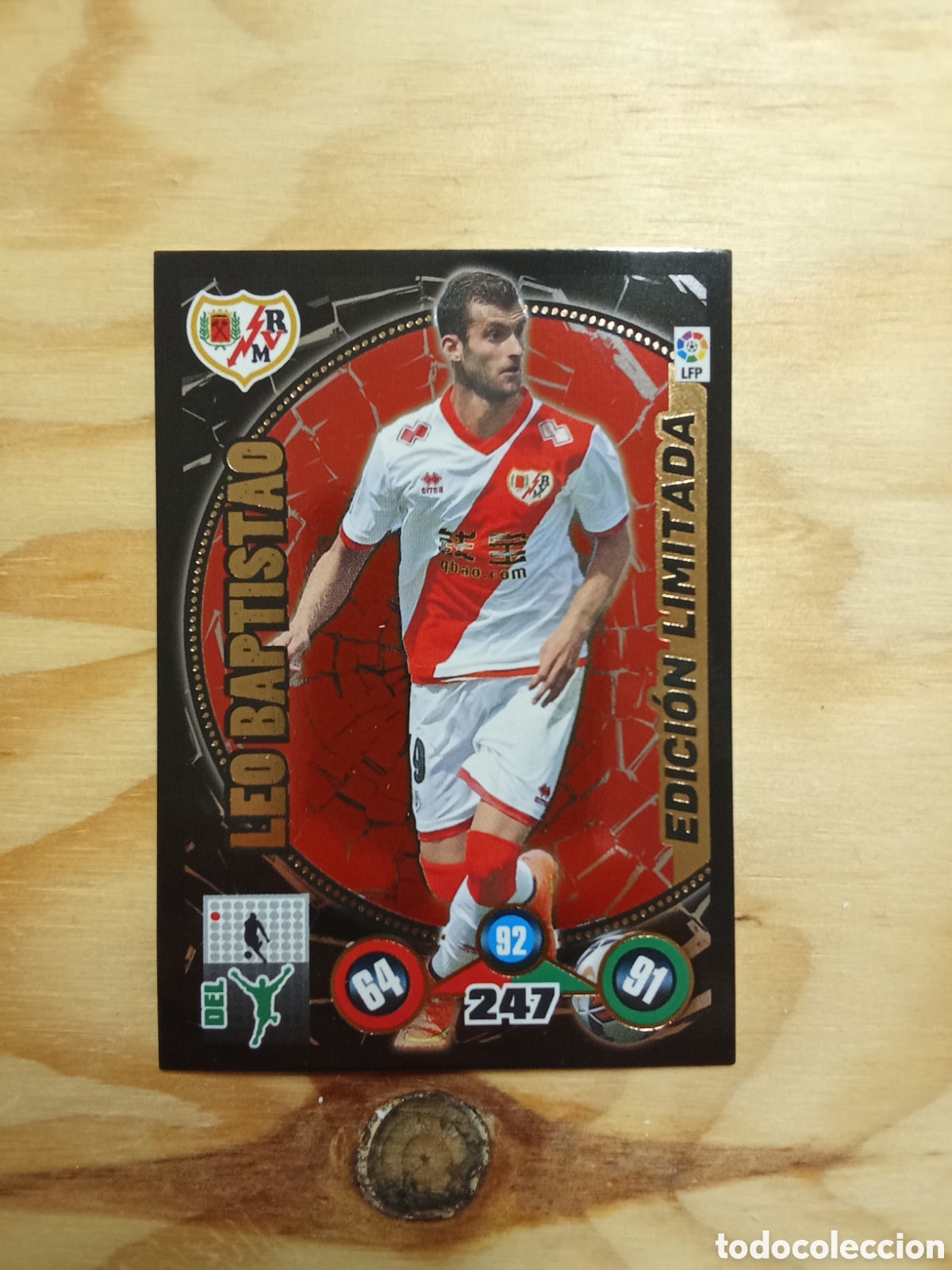 Cromos de Futebol: Adrenalyn 2014 2015 edici&oacute;n limitada leo baptistao rayo Vallecano