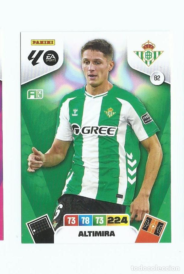 Cromos de F&uacute;tbol: ADRENALYN 2025/2026 82 ALTIMIRA BETIS , NUEVO PERFECTO
