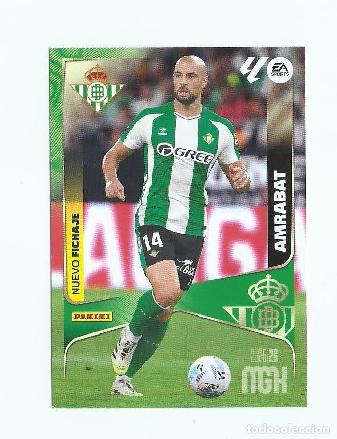 Cromos de Futebol: MEGACRACKS 2025/2026 FICHAJE 503 AMRABAT BETIS , NUEVO PERFECTO