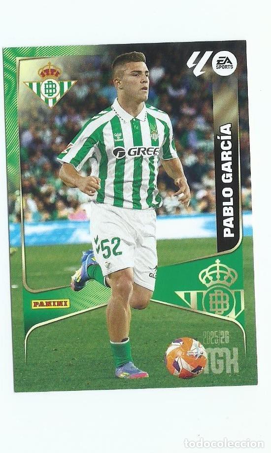 Cromos de Futebol: MEGACRACKS 2025/2026 104 PABLO BETIS 2&rdquo; EDICION , NUEVO PERFECTO