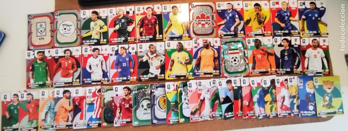 Cartes &agrave; collectionner de Football: ADRENALYN XL FIFA WORLD CUP 2026 LOTE 196 CARTAS ### PANINI
