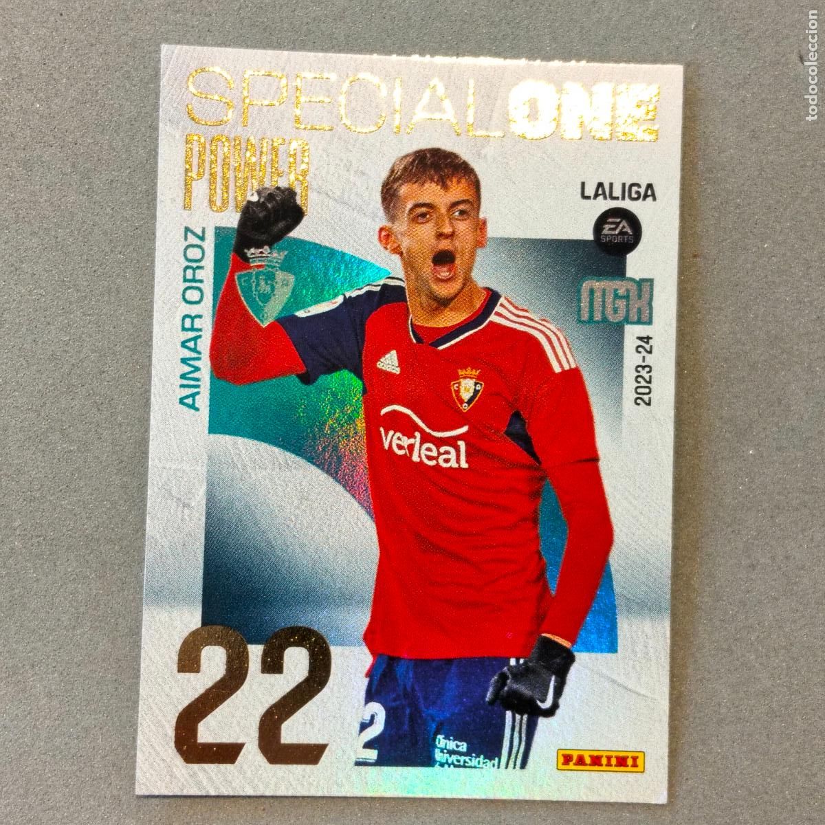 Cromos de F&uacute;tbol: Aimar Oroz Huarte, SPECIAL ONE POWER, MegaCracks, MGK 2023-24