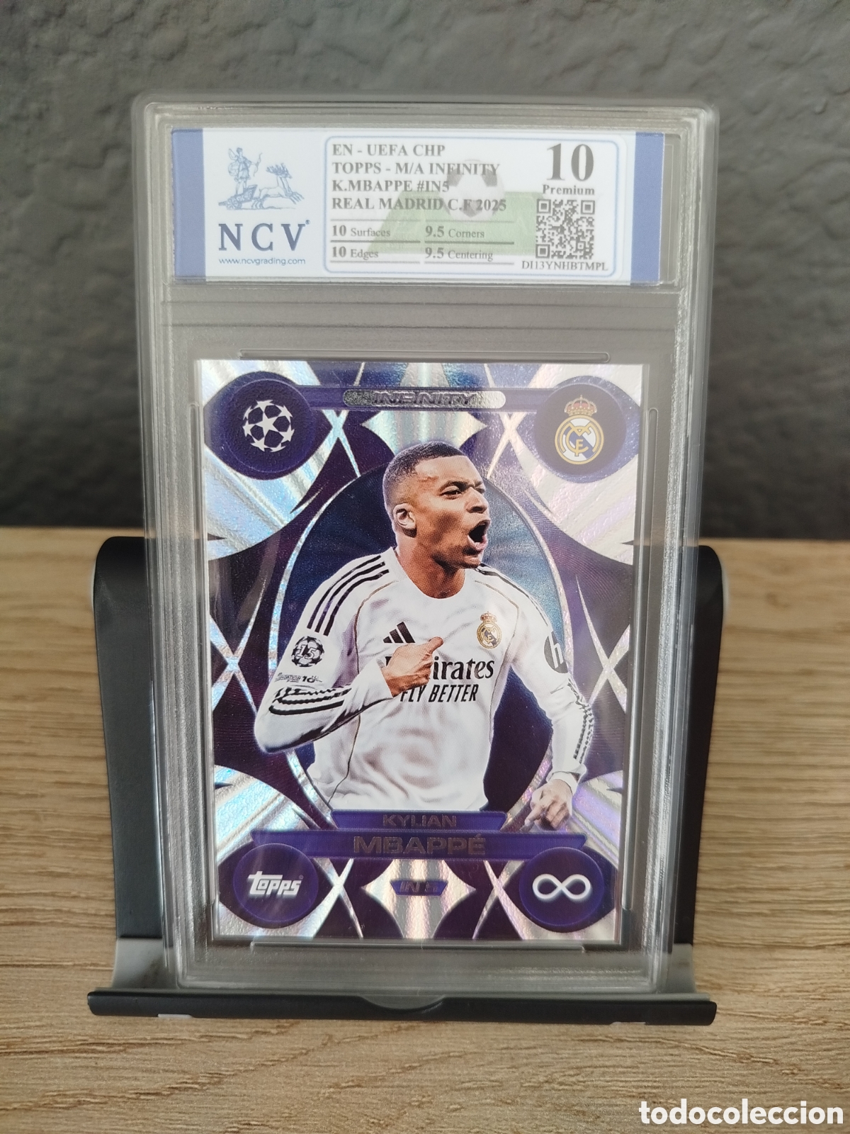 Cromos de F&uacute;tbol: Cromo de futbol MBAPP&Eacute;