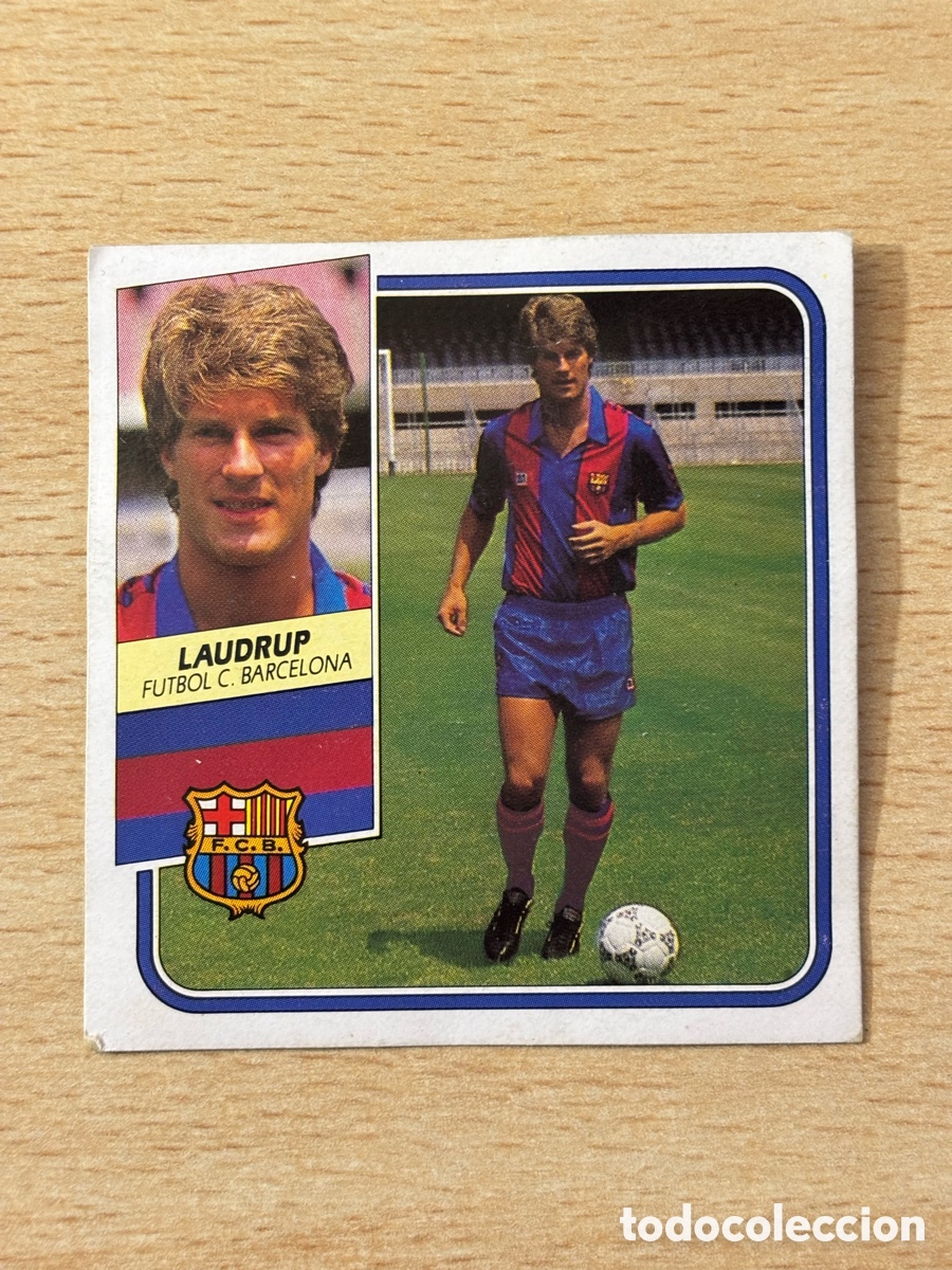 Cromos de Futebol: Laudrup Fichaje 18 FC Barcelona Ediciones Este 89-90 recuperado