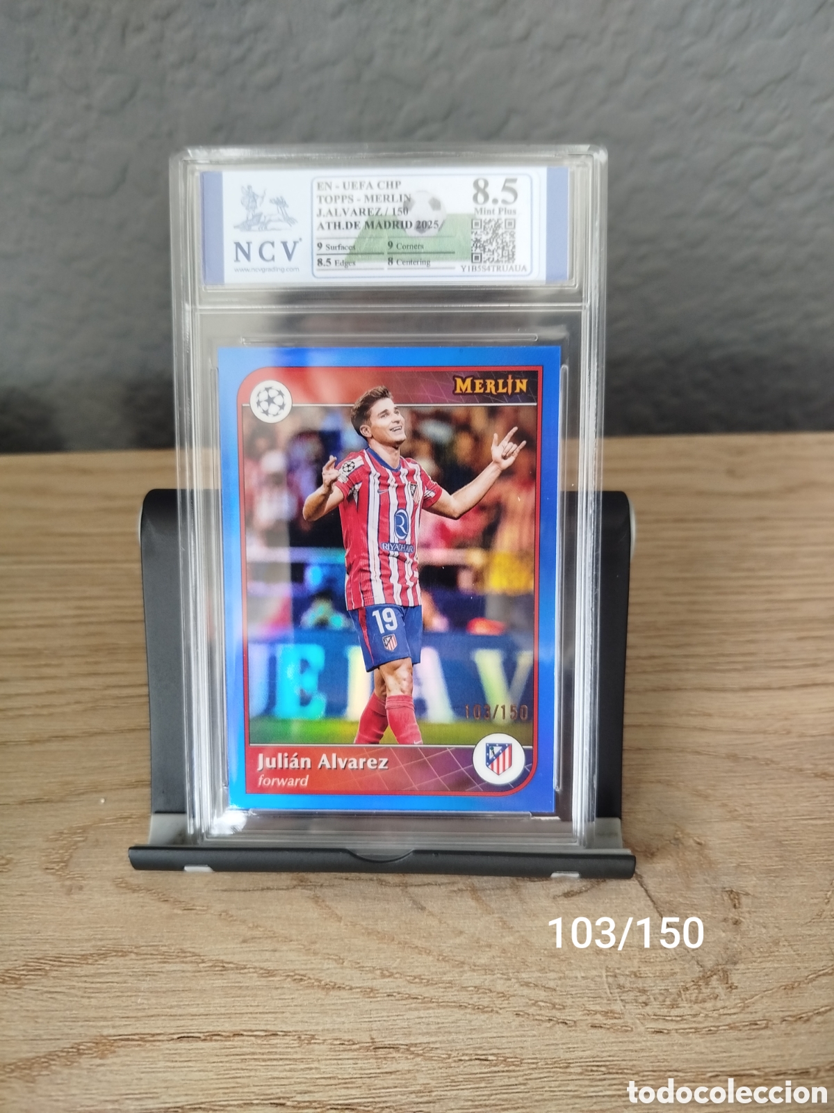 Cromos de F&uacute;tbol: Cromo de futbol. JULIAN &Aacute;LVAREZ