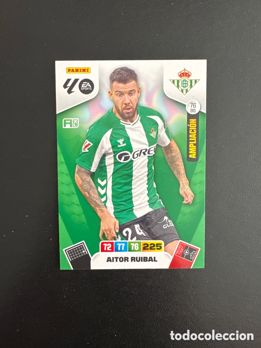 Fu&szlig;ball-Sticker: AITOR RUIBAL BETIS NUMERO 76 BIS ADRENALYN 2025 2026