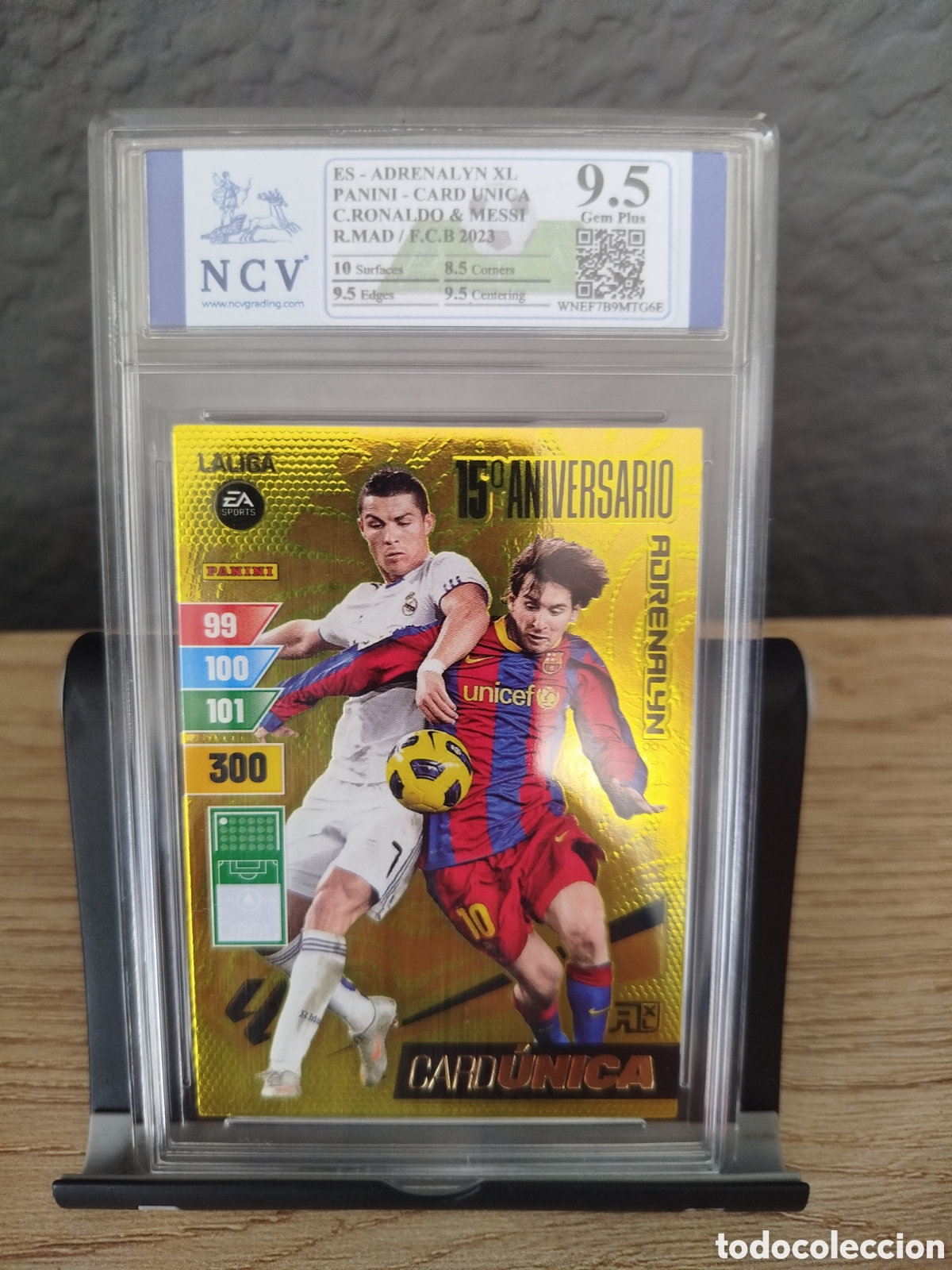 Fu&szlig;ball-Sticker: Cromo de futbol MESSI VS CRISTIANO RONALDO.