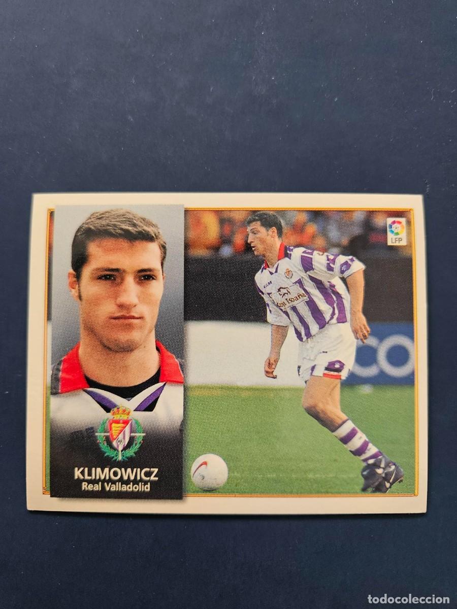 Football Stickers: KLIMOWICZ VALLADOLID LIGA ESTE 98 99 1998 1999 SIN PEGAR NUNCA PEGADO