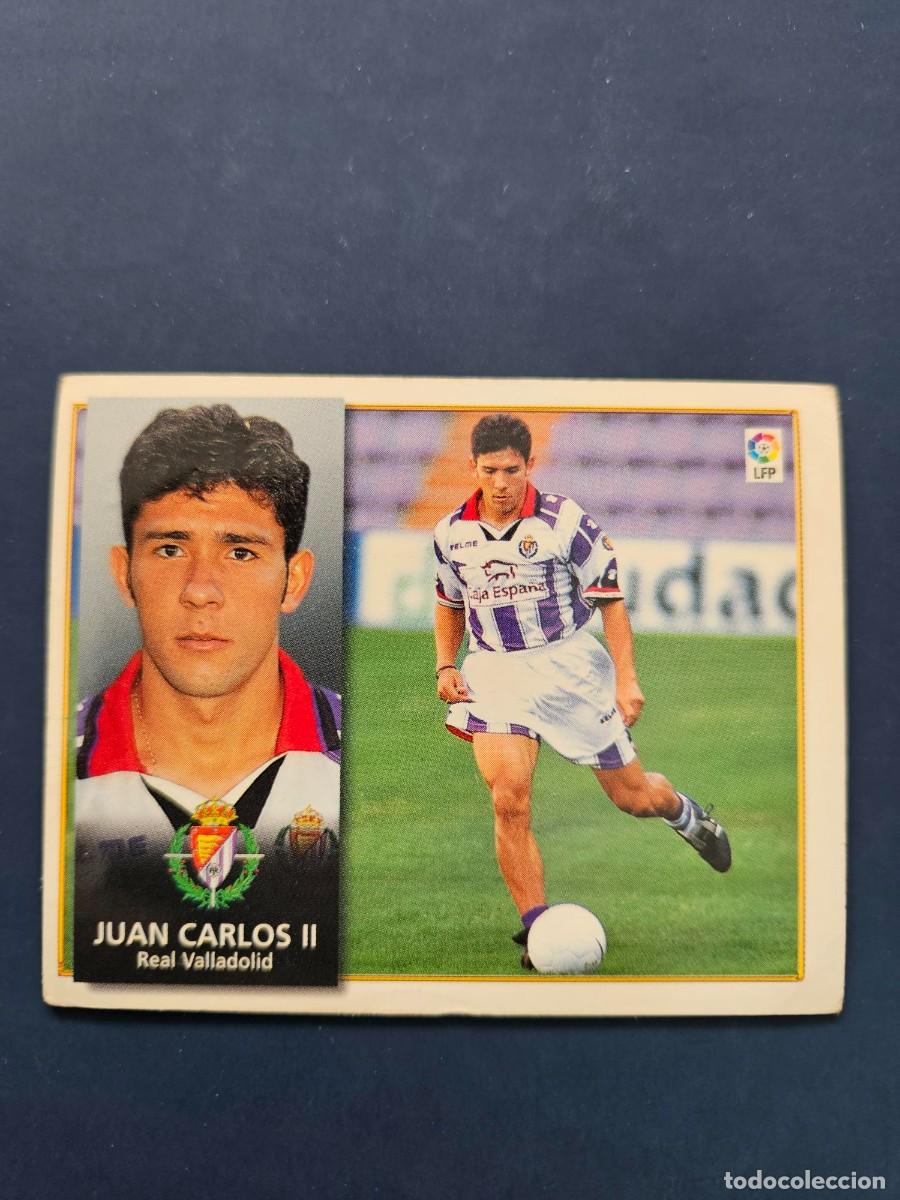 Fu&szlig;ball-Sticker: JUAN CARLOS II VALLADOLID LIGA ESTE 98 99 1998 1999 SIN PEGAR NUNCA PEGADO