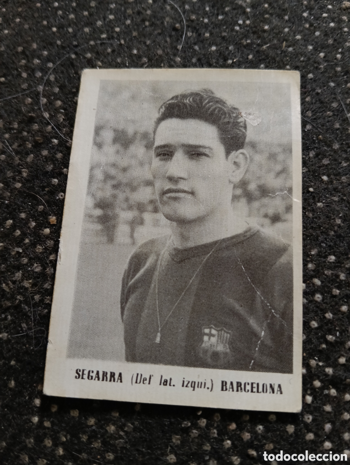 Cromos de F&uacute;tbol: SEGARRA (Def lat. izqui.) BARCELONA liga 1951-52 chocolates olle