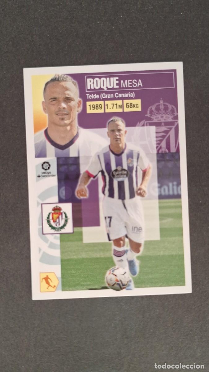Fu&szlig;ball-Sticker: L2 ROQUE MESA REAL VALLADOLID FICHAJE 61 LIGA ESTE 2020 2021 20 21 NUNCA PEGADO SIN PEGAR