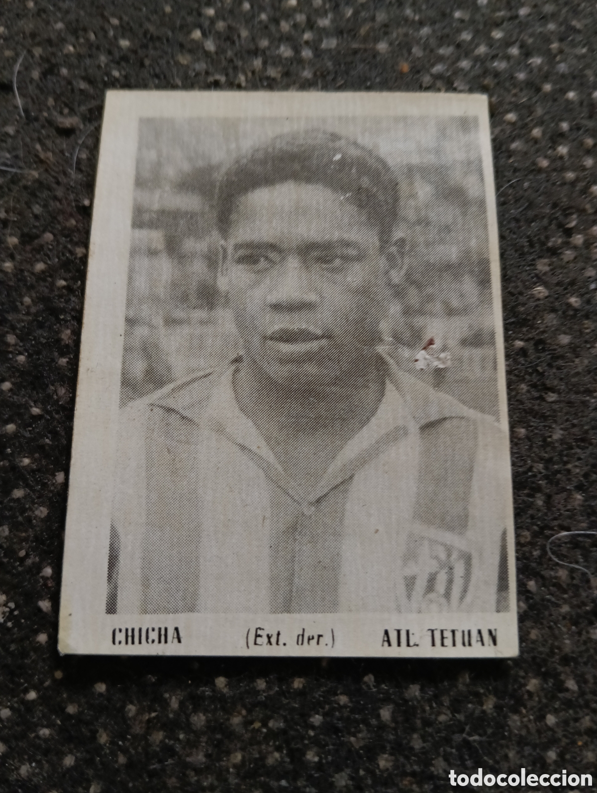 Cromos de F&uacute;tbol: Chicha exterior derecha ATL. TETUAN LIGA 1951-52 Chocolates olle