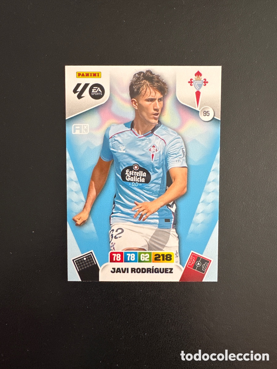 Cromos de F&uacute;tbol: JAVI RODR&Iacute;GUEZ CELTA DE VIGO NUMERO 95 ADRENALYN 2025 2026