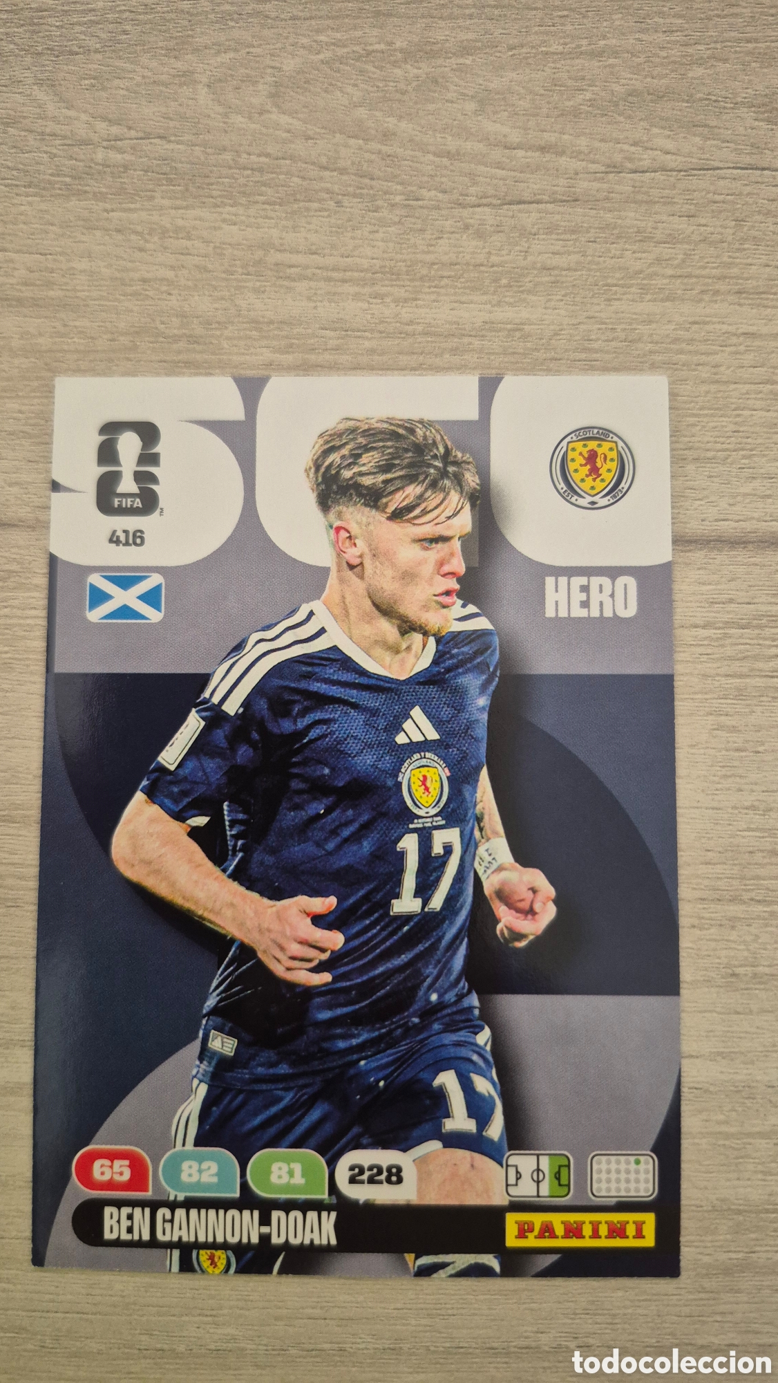 Fu&szlig;ball-Sticker: N&deg;416 Escocia Ben Gannon-Doak Adrenalyn FIFA World Cup 2026