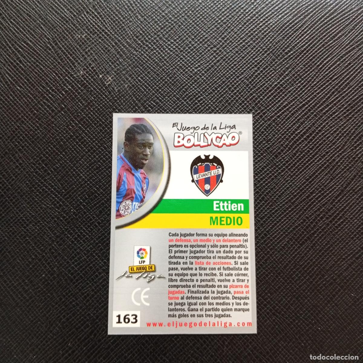 Cromos de F&uacute;tbol: 163 ETTIEN LEVANTE BOLLYCAO EL JUEGO DE LA LIGA 2004 2005 CROMO 04 05 - A35 PG343