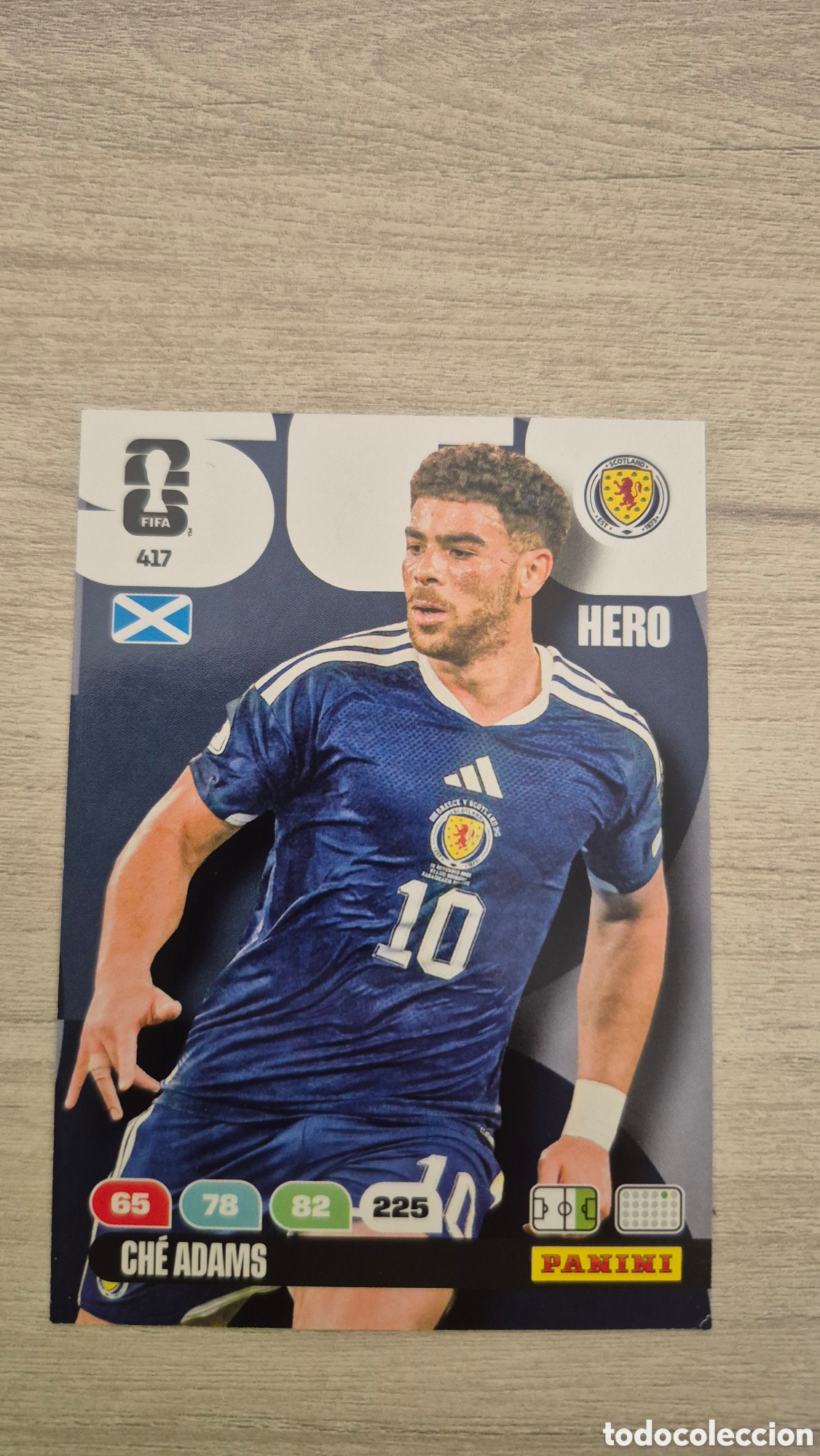Cromos de F&uacute;tbol: N&deg;417 Escocia Ch&eacute; Adams Adrenalyn FIFA World Cup 2026