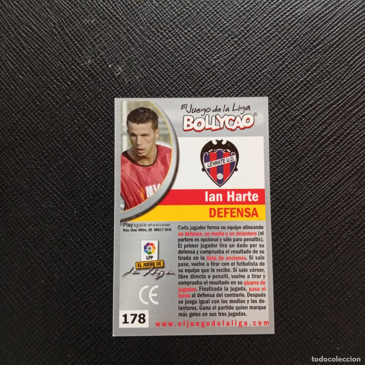 Cromos de F&uacute;tbol: 178 IAN HARTE LEVANTE BOLLYCAO EL JUEGO DE LA LIGA 2004 2005 CROMO 04 05 - A35 PG343