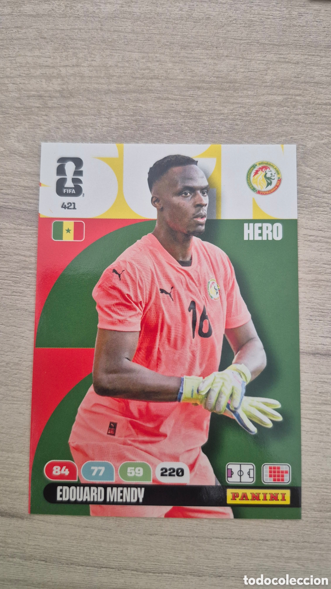 Cromos de F&uacute;tbol: N&deg;421 Senegal Edouard Mendy Adrenalyn FIFA World Cup 2026