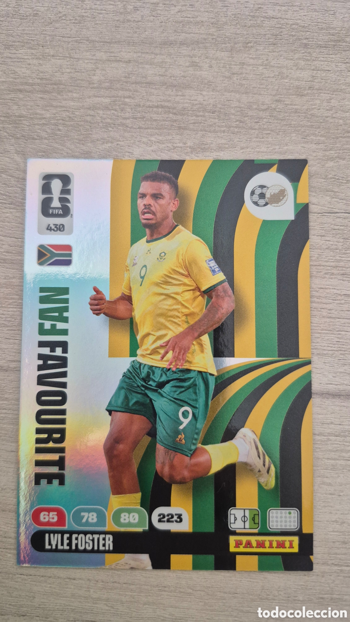 Cromos de F&uacute;tbol: N&deg;430 Fan Favourite Lyle Foster Adrenalyn FIFA World Cup 2026