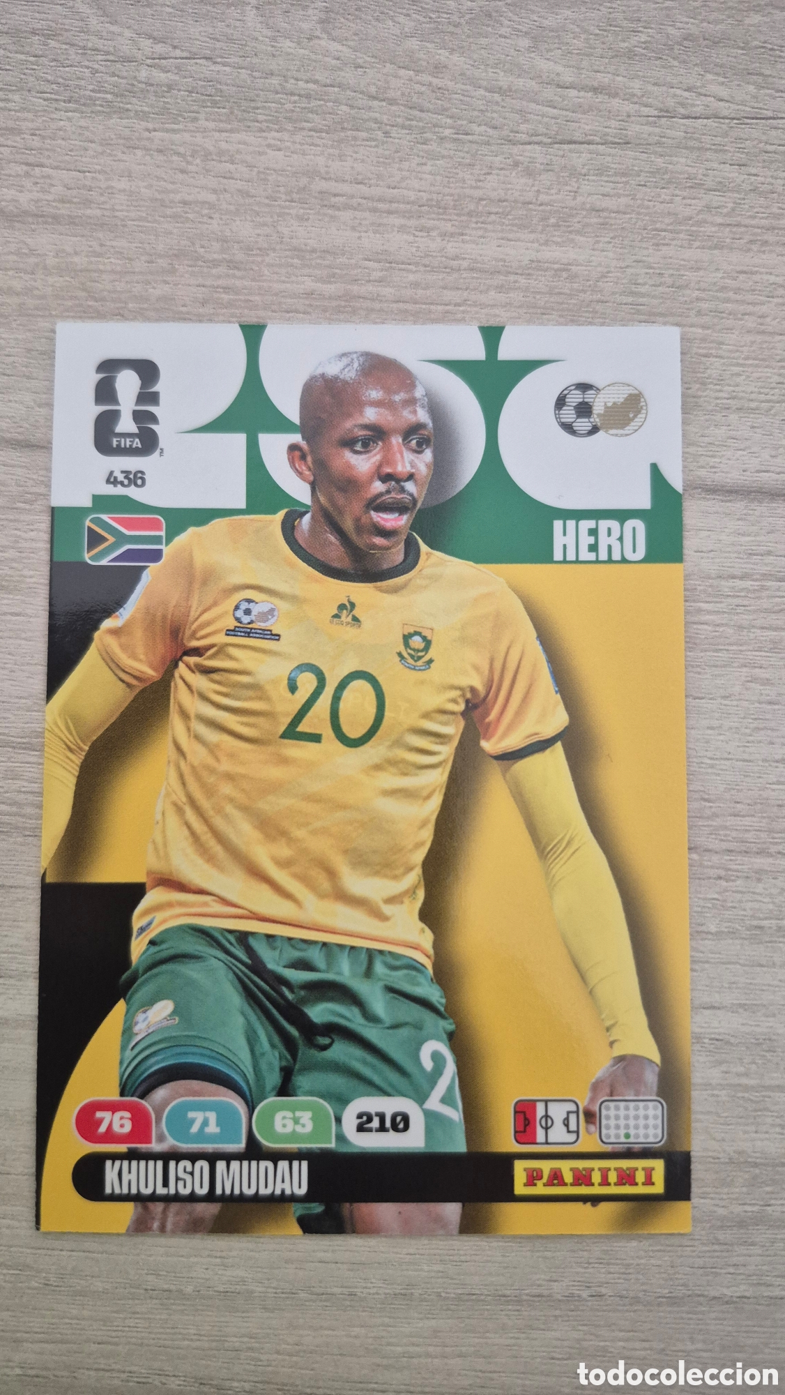Cromos de F&uacute;tbol: N&deg;436 Sud&aacute;frica Khuliso Mudau Adrenalyn FIFA World Cup 2026