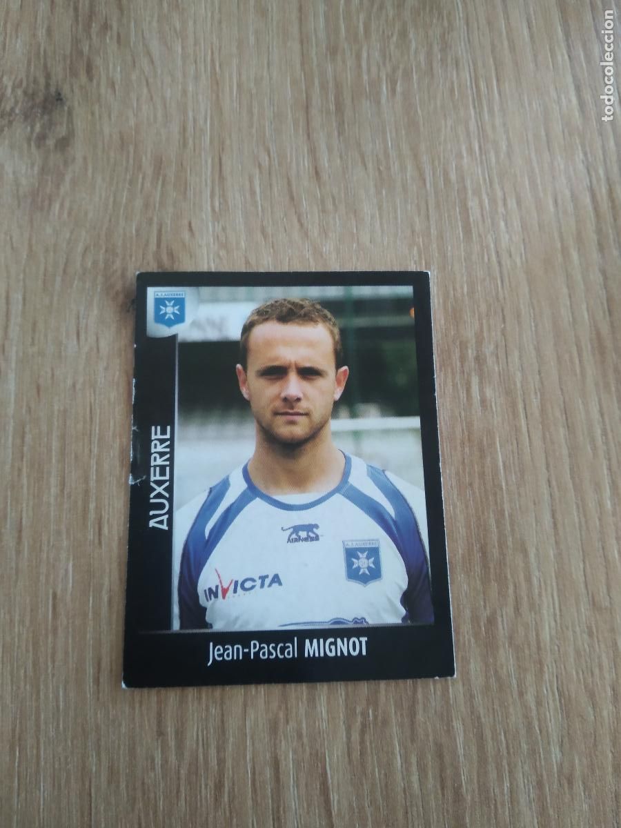 Cromos de Futebol: 12 JEAN-PASCAL MIGNOT AUXERRE CROMO FUTBOL PANINI FOOT LIGUE 1 2007-2008 LIGA FRANCIA 07-08