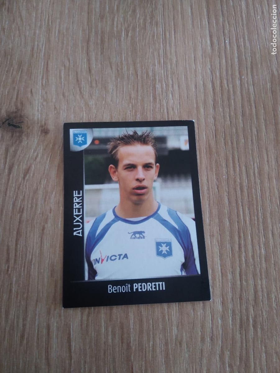 Cromos de F&uacute;tbol: 17 BENOIT PEDRETTI AUXERRE CROMO FUTBOL PANINI FOOT LIGUE 1 2007-2008 LIGA FRANCIA 07-08