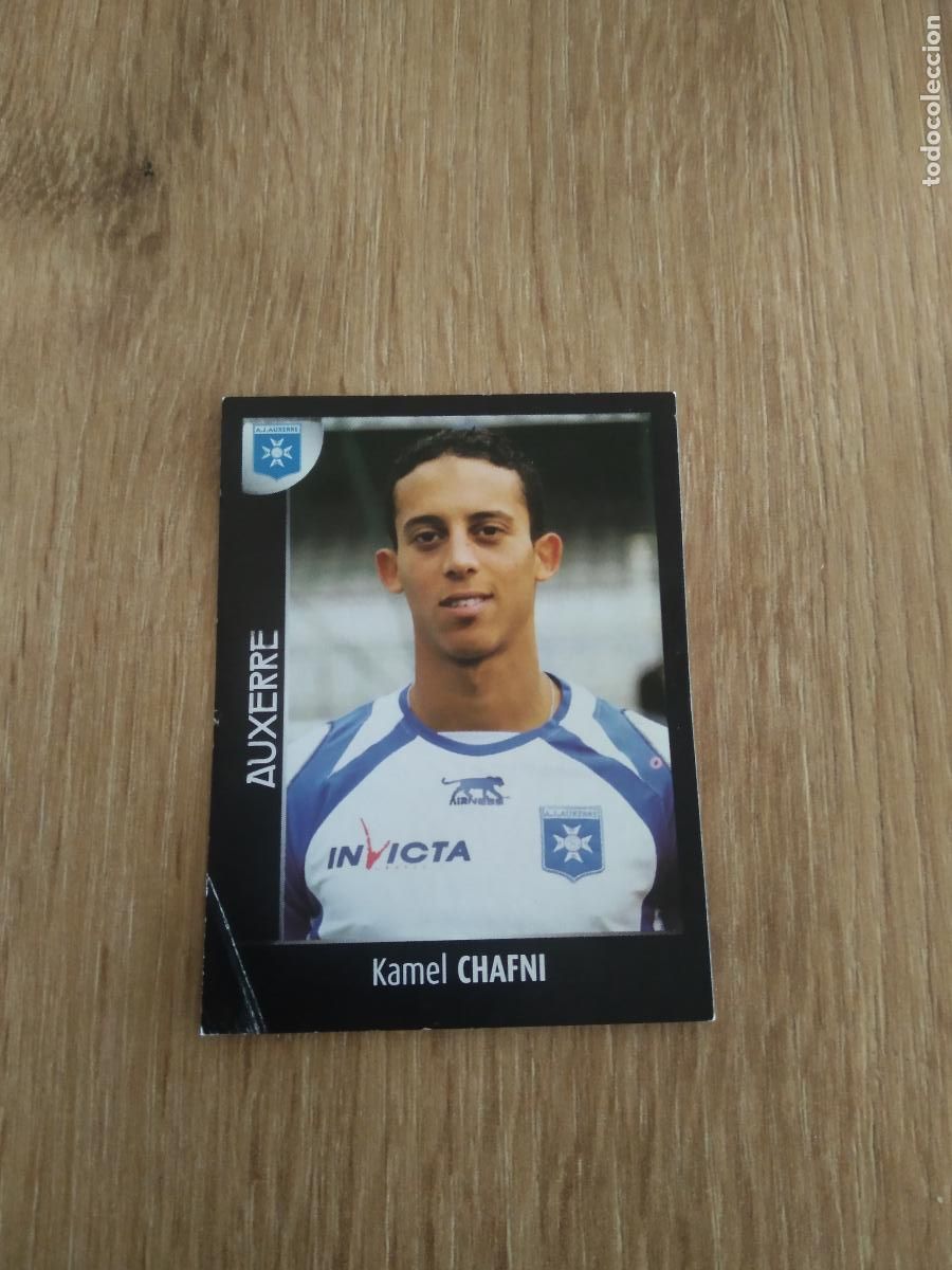 Cromos de F&uacute;tbol: 19 KAMEL CHAFNI AUXERRE CROMO FUTBOL PANINI FOOT LIGUE 1 2007-2008 LIGA FRANCIA 07-08