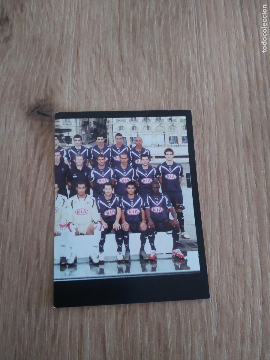 Cromos de F&uacute;tbol: 29 EQUIPO GIRONDINS BORDEAUX CROMO FUTBOL PANINI FOOT LIGUE 1 2007-2008 LIGA FRANCIA 07-08